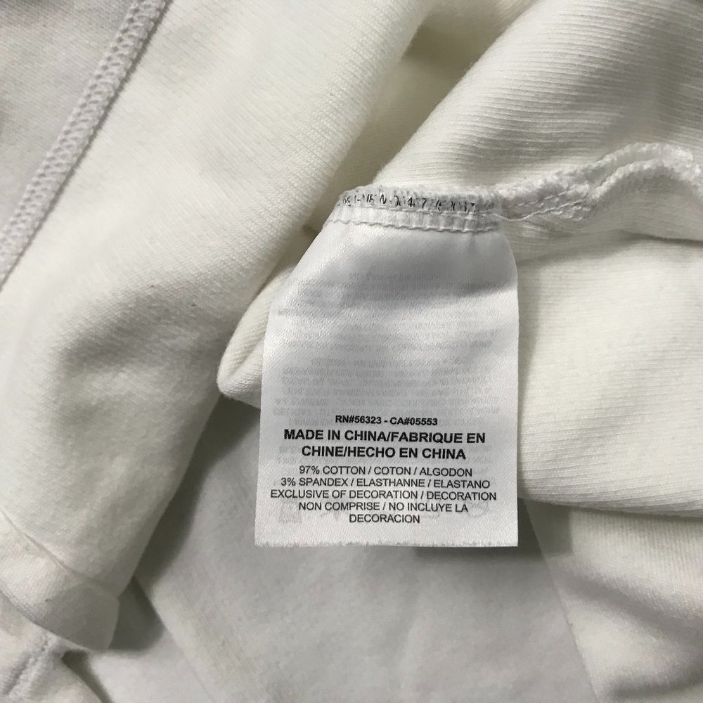 Nike Basic Logo Solid White Sweatshirt - image 7